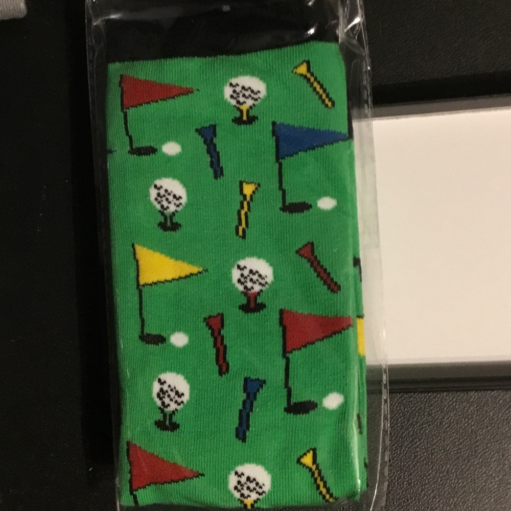 Golf Print Socks